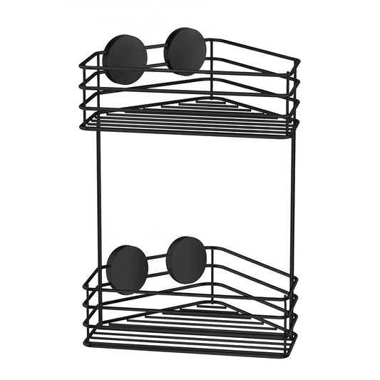 Double Corner Shower Basket, Self-adhesive
