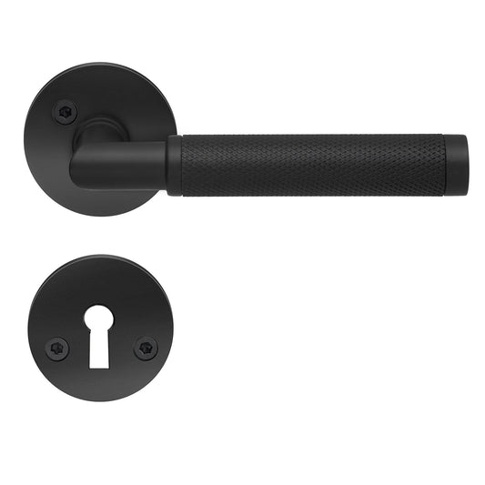 INNERDÖRRTRYCKE MATT SVART