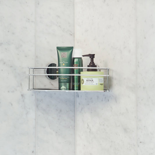 Corner Shower Basket, Self-adhesive