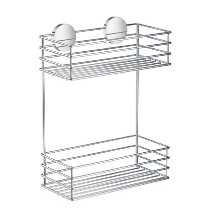 Double Shower Basket, Self-adhesive