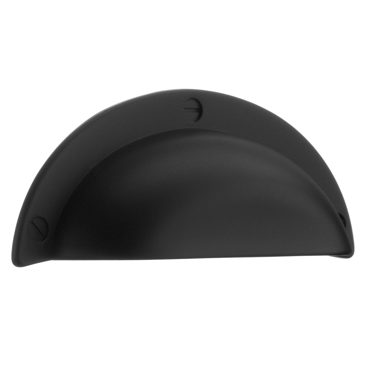 SKÅLHANDTAG MATT SVART CC 64MM