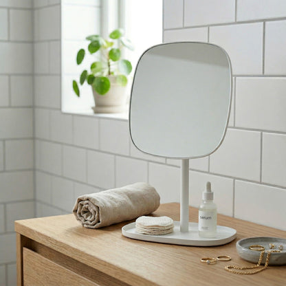 Tischspiegel mit Schmuckaufbewahrung